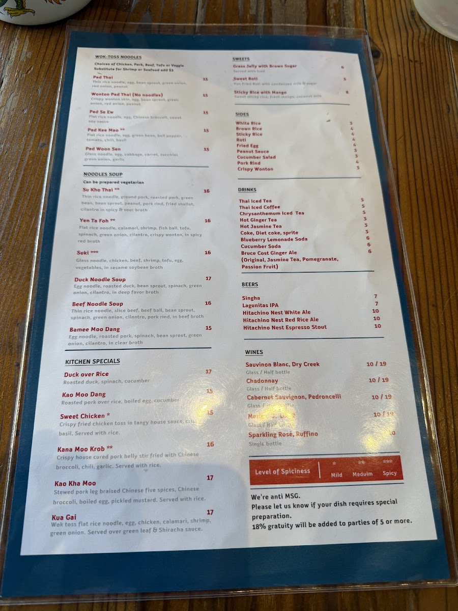 Imm Thai Street Food Menu - Image 3